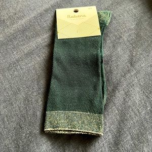 Green and Gold Rabens Saloner Socks